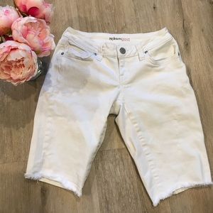 Style&Co. Denim white jean shorts